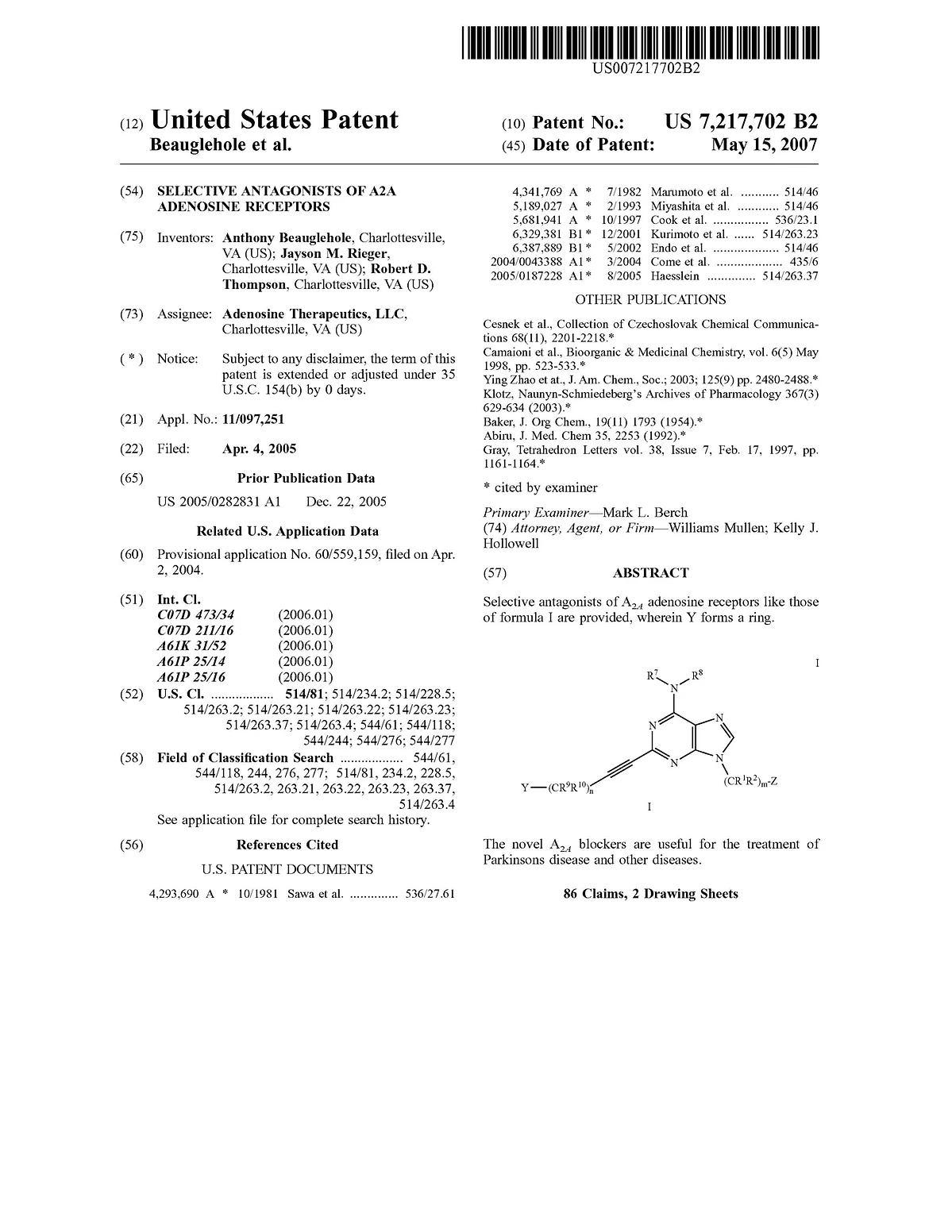 Chemical Patents